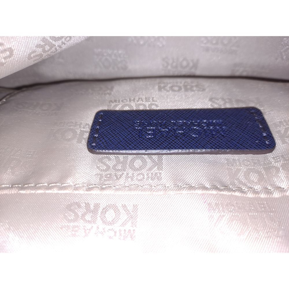 Michael Kors Satchel Top‎ Handle Handbag Navy Blue Designer Purse - Picture 5 of 12